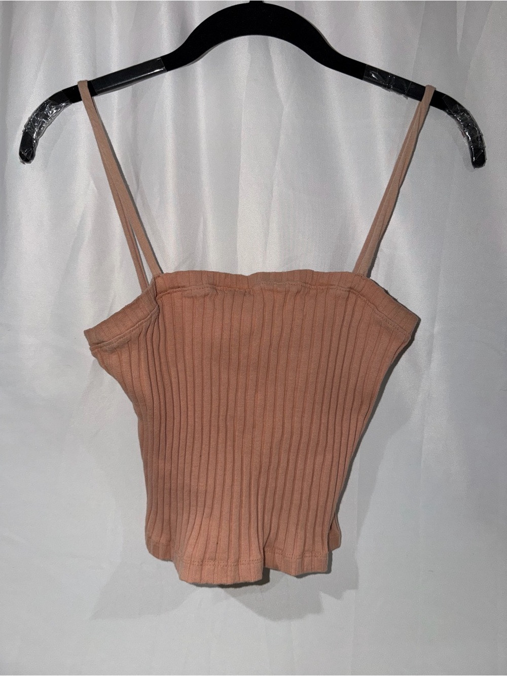 Project Social T Urban Outfitters Tank Top Mauve Pink Ribbed Sleeveless Shirt L